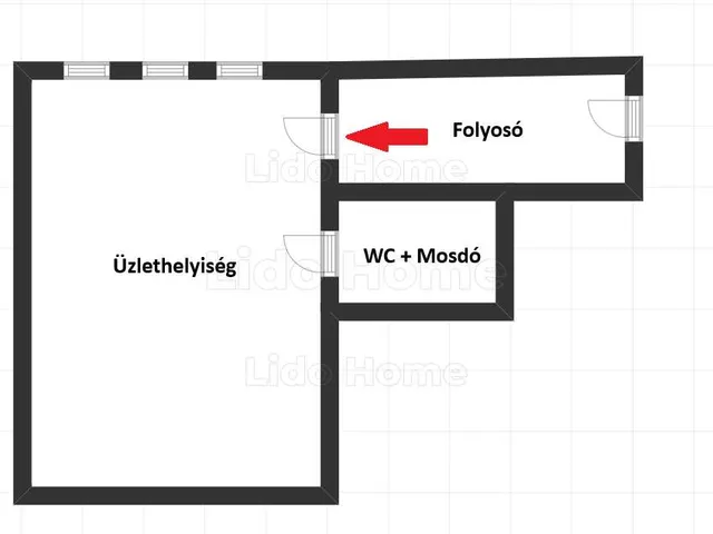 Kiadó kereskedelmi és ipari ingatlan Nagykanizsa 40 nm