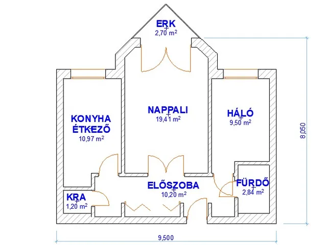 Eladó lakás Kaposvár, Belváros 56 nm