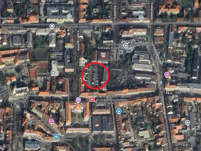 Kiadó garázs Kaposvár 14 nm