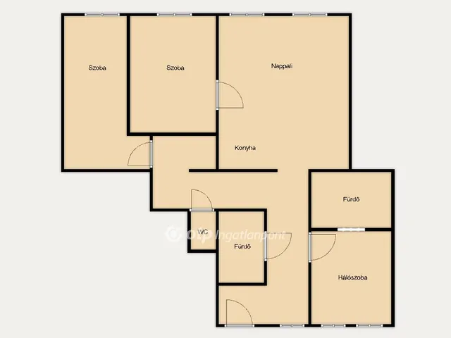 Eladó lakás Budapest VII. kerület 87 nm