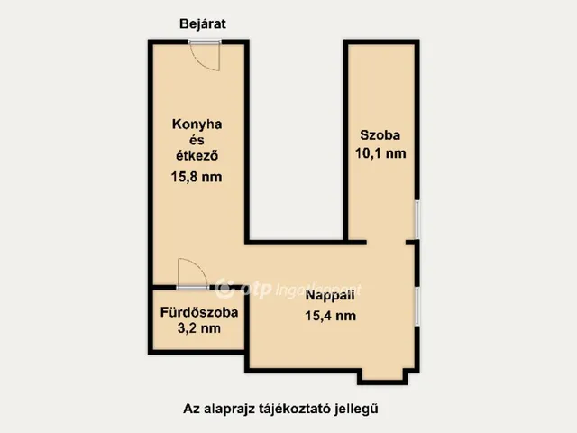 Eladó lakás Budapest VII. kerület, Belső-Erzsébetváros 44 nm