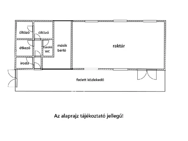Kiadó kereskedelmi és ipari ingatlan Budapest XXI. kerület 570 nm