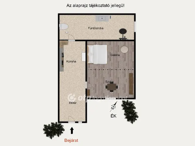 Eladó lakás Budapest XIX. kerület 22 nm