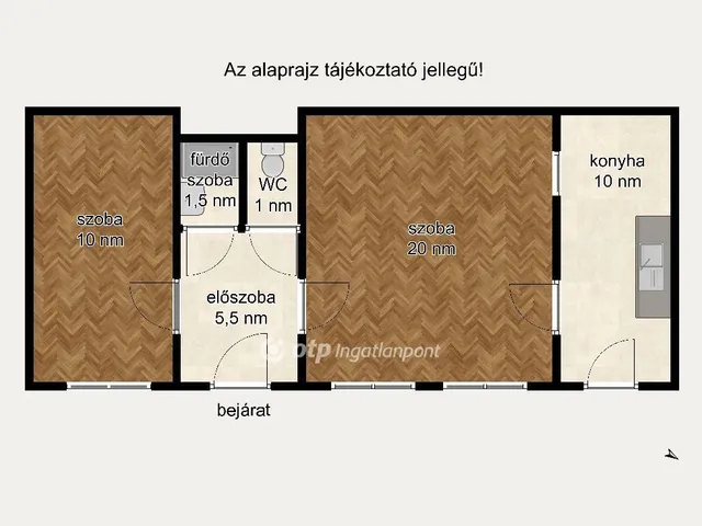 Eladó lakás Budapest VII. kerület 48 nm