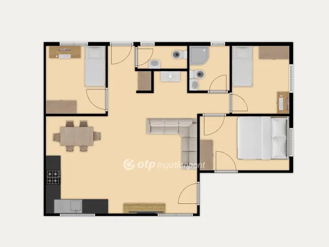 Eladó lakás Pilisjászfalu 61 nm