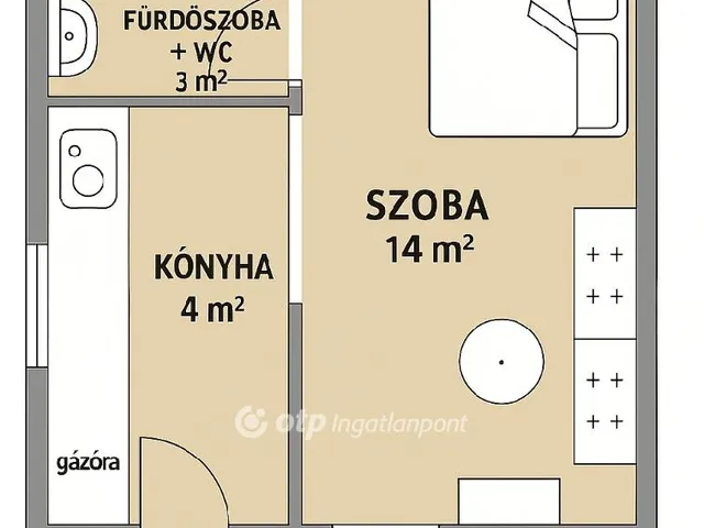 Eladó lakás Budapest XIV. kerület 21 nm