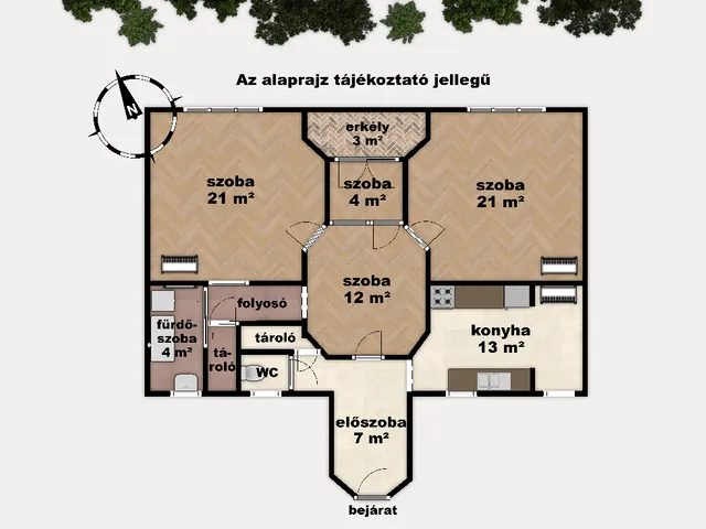 Eladó lakás Budapest VIII. kerület 87 nm