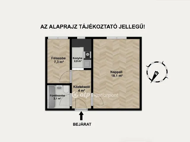 Eladó lakás Budapest XIII. kerület 35 nm