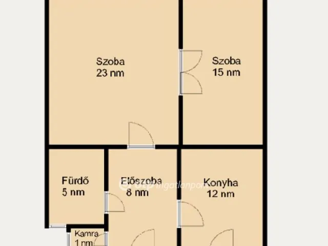 Eladó lakás Budapest VIII. kerület, Magdolnanegyed 64 nm