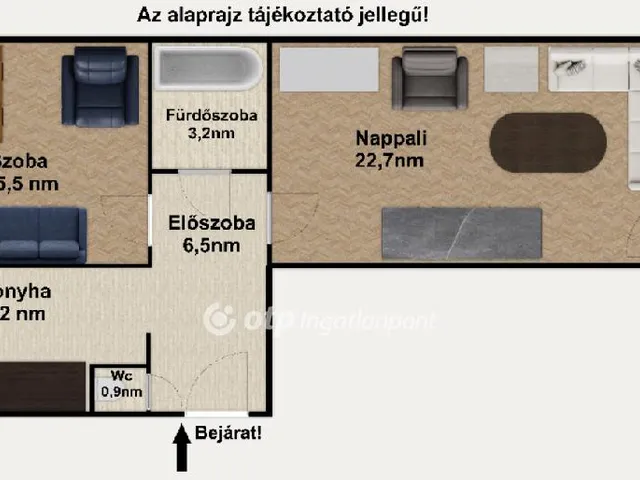 Eladó lakás Budapest XX. kerület 56 nm