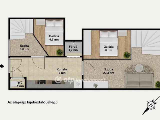 Eladó lakás Budapest VIII. kerület 41 nm