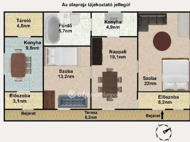 Eladó ház Tápiószecső 100 nm