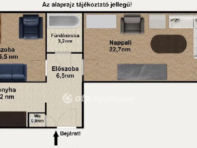 Eladó lakás Budapest XX. kerület 56 nm