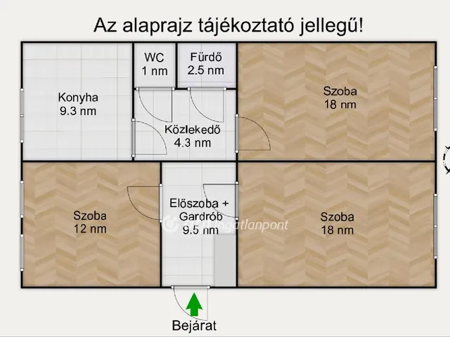 Eladó lakás Budapest X. kerület 74 nm