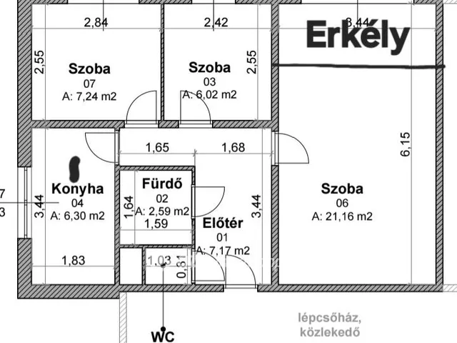 Eladó lakás Budapest XI. kerület 51 nm