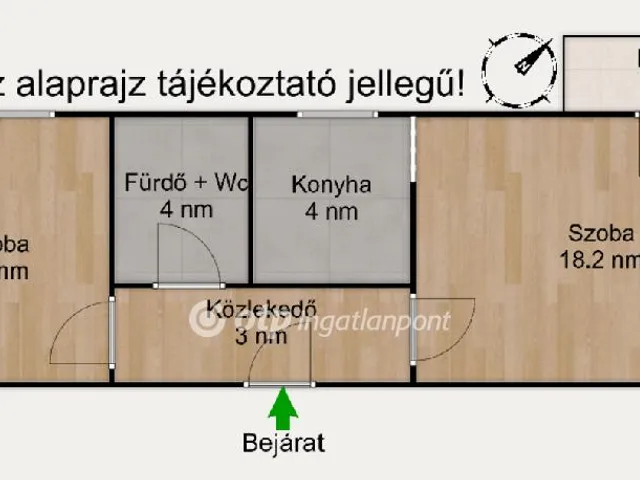 Eladó lakás Budapest XIV. kerület 43 nm