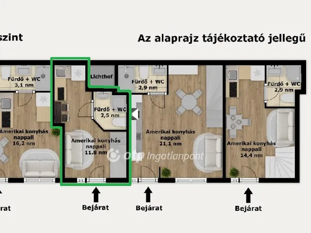 Eladó lakás Budapest VII. kerület 26 nm