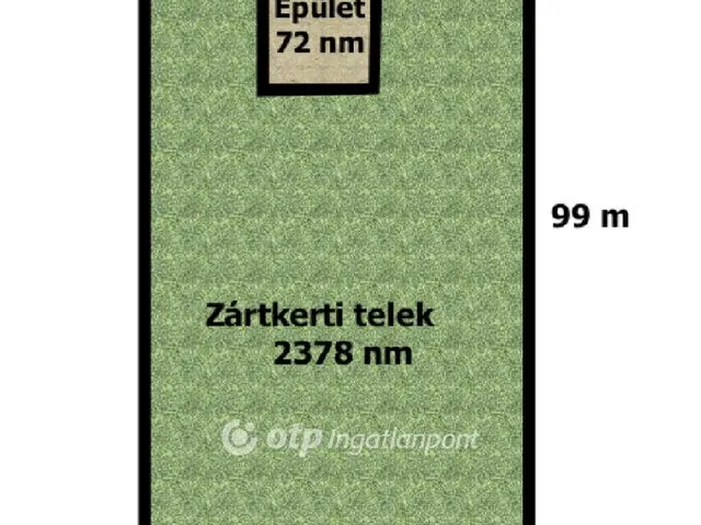 Eladó telek Budapest III. kerület 2378 nm