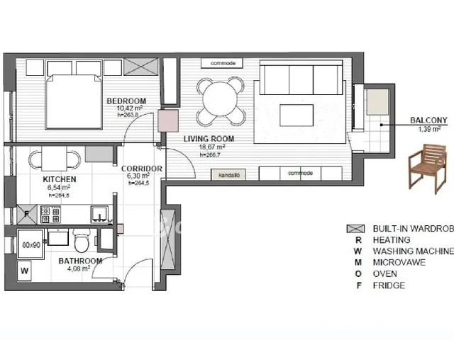 Kiadó lakás Budapest XIII. kerület, Angyalföld 47 nm