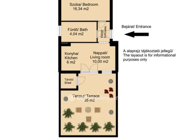 Eladó lakás Budapest V. kerület 40 nm