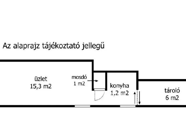 Eladó kereskedelmi és ipari ingatlan Siófok, belváros 20 nm