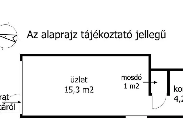 Eladó kereskedelmi és ipari ingatlan Siófok, belváros 20 nm