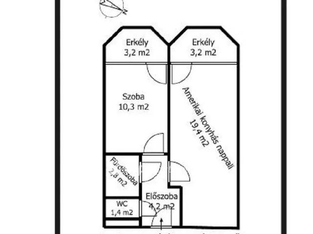 Eladó lakás Siófok 38 nm