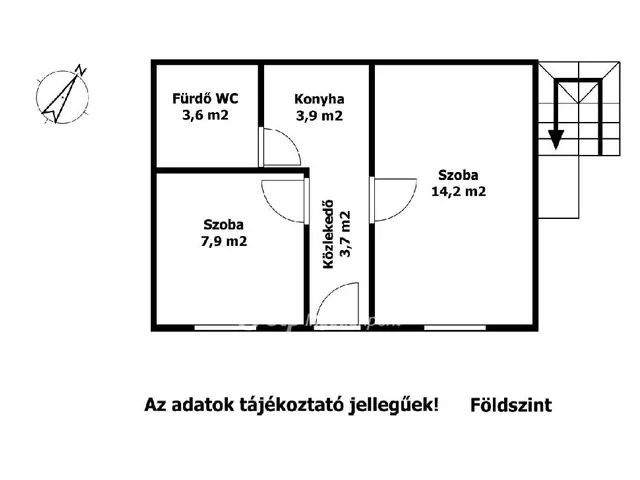 Eladó ház Siófok 58 nm