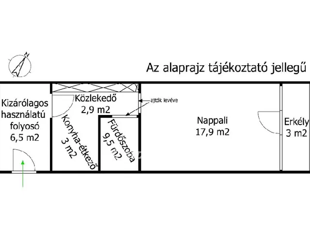 Eladó lakás Siófok 36 nm
