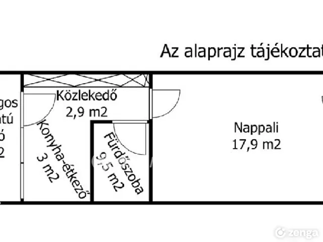 Eladó lakás Siófok 36 nm