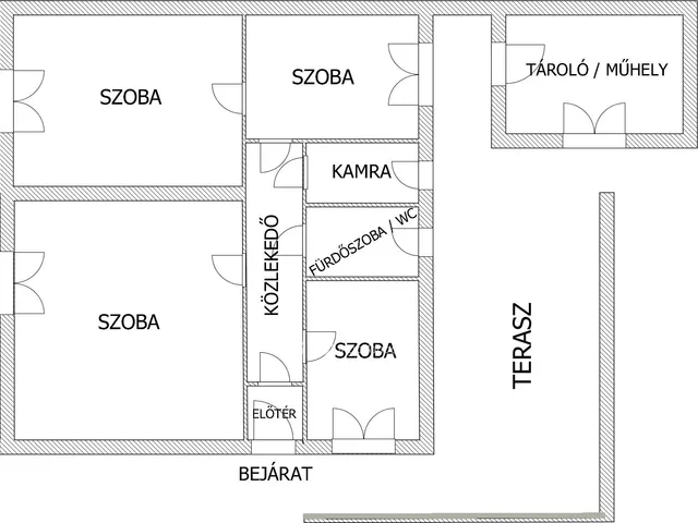 Eladó ház Eger, Vécseyvölgy 80 nm