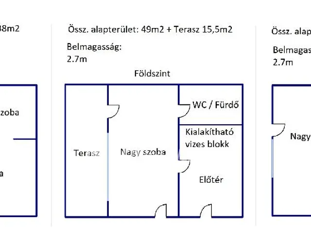 Eladó ház Bogács 64 nm