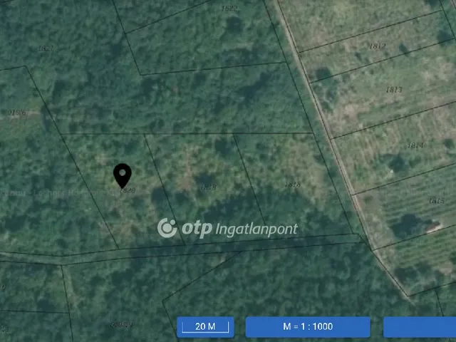 Eladó telek Andornaktálya 1594 nm
