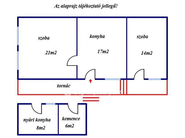 Eladó ház Szurdokpüspöki 52 nm