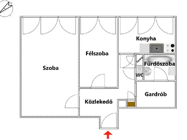 Eladó lakás Eger, Belterület, lakótelep 58 nm