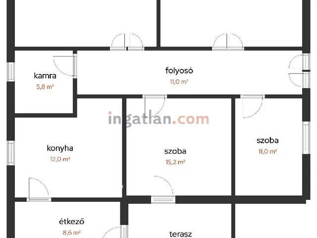 Eladó ház Kápolna 113 nm