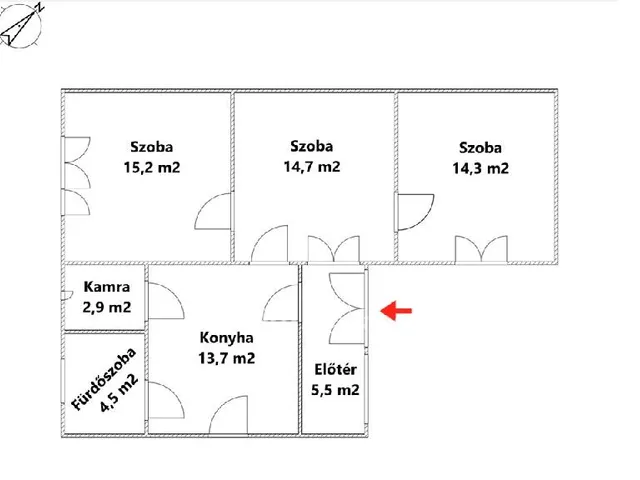 Eladó ház Eger, Belváros 70 nm