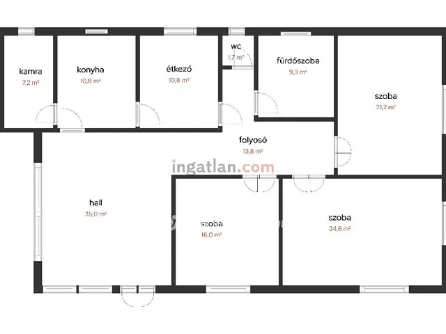 Eladó ház Kompolt 150 nm