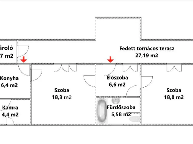 Eladó ház Heves 61 nm