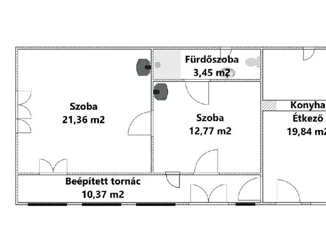 Eladó ház Kompolt 68 nm