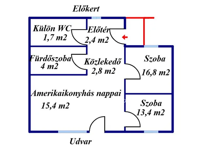 Eladó lakás Feldebrő 56 nm