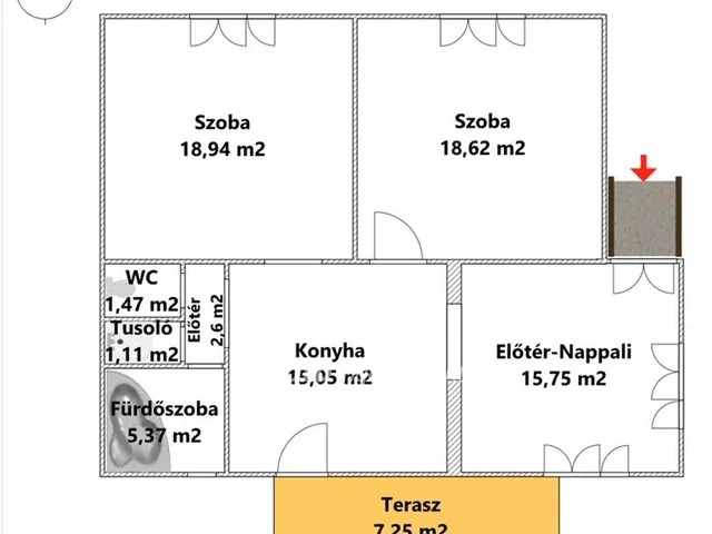 Eladó ház Verpelét 80 nm