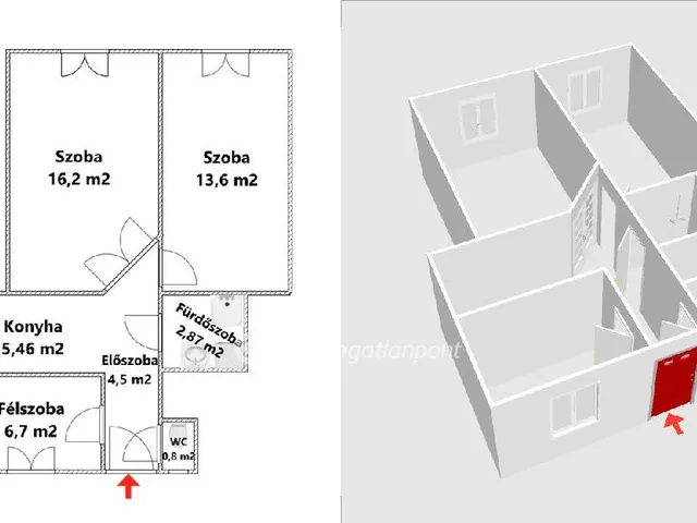 Eladó lakás Eger, Belváros 50 nm