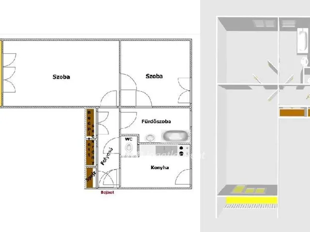 Eladó lakás Eger, Lajosváros 54 nm