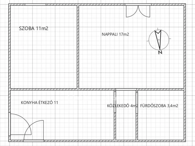 Eladó ház Ostoros 55 nm