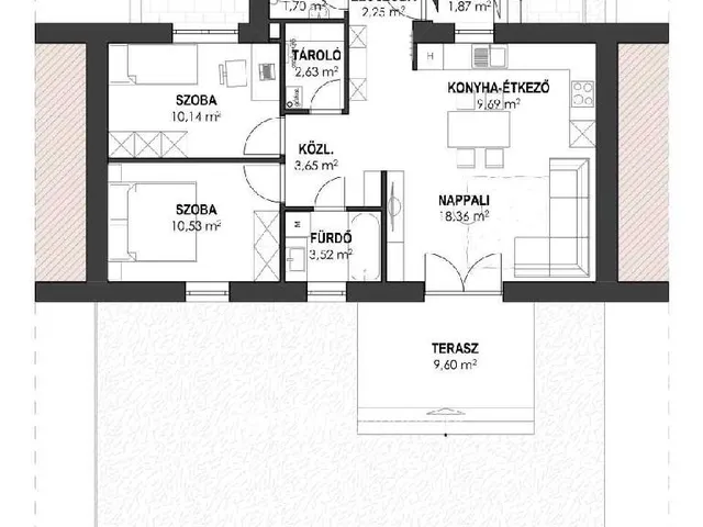 Eladó ház Adács 64 nm