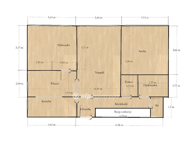 Eladó lakás Ózd 69 nm