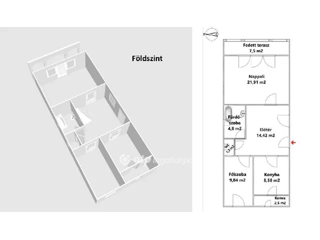 Eladó ház Erdőtelek 100 nm