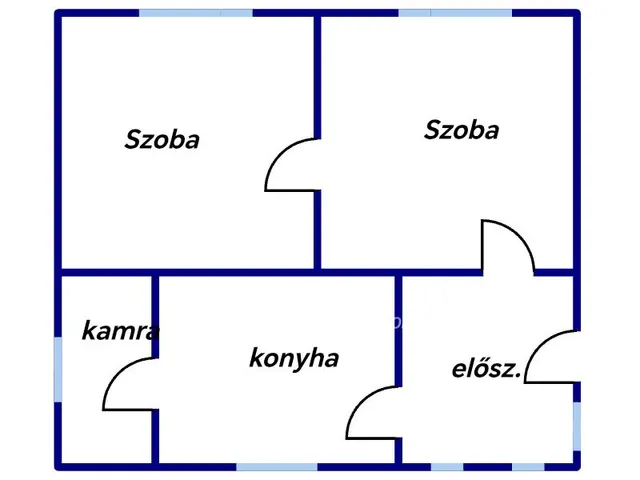 Eladó ház Gyöngyöspata 55 nm