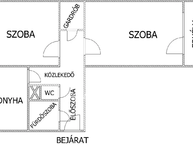 Eladó lakás Eger 55 nm